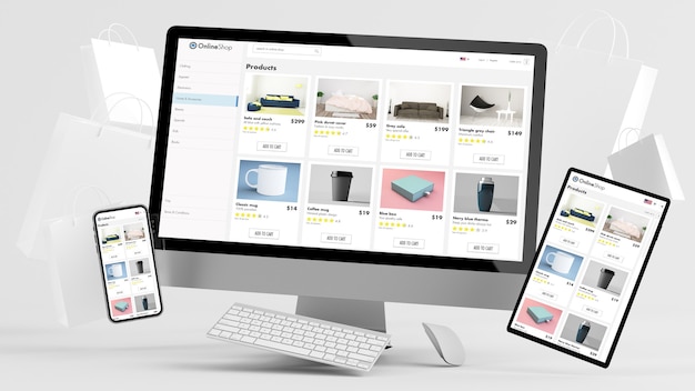 Responsive E-commerce Website Design